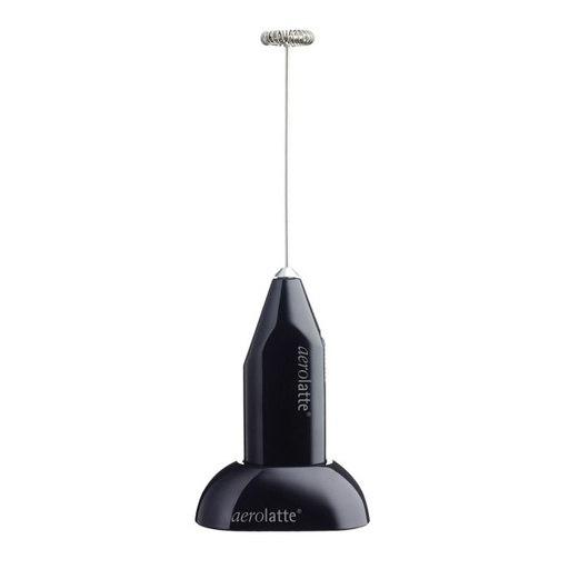 [02274] Milk Frother With Stand, Black