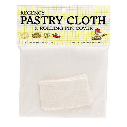 [04592] Pastry Cloth & Rolling Pin Cover Set